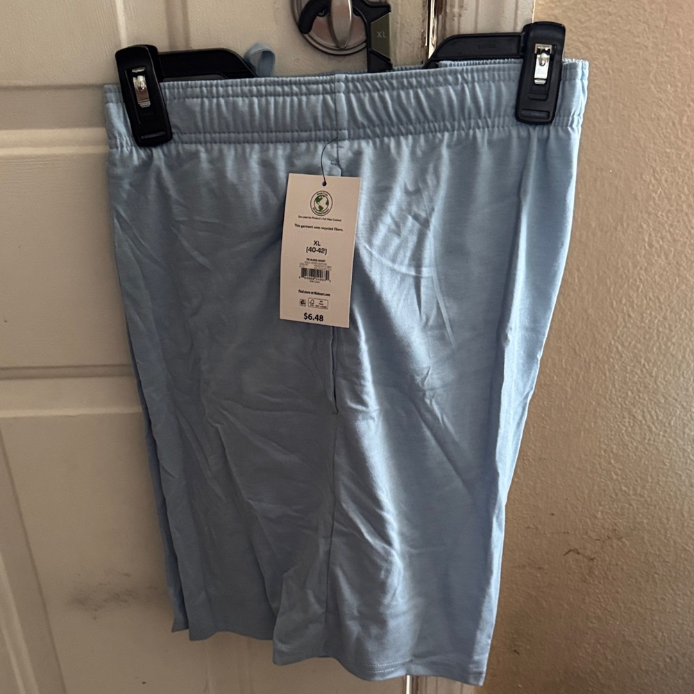 Athletic Works Men's Sky Blue Athletic Shorts